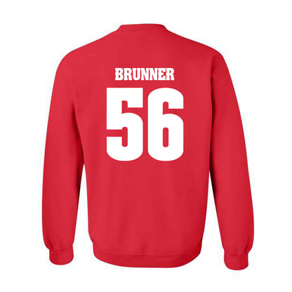Wisconsin - NCAA Football : Joe Brunner - Classic Shersey Crewneck Sweatshirt-1