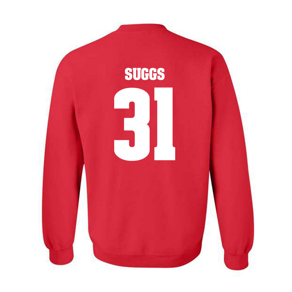 Wisconsin - NCAA Football : Jay'viar Suggs - Classic Shersey Crewneck Sweatshirt-1