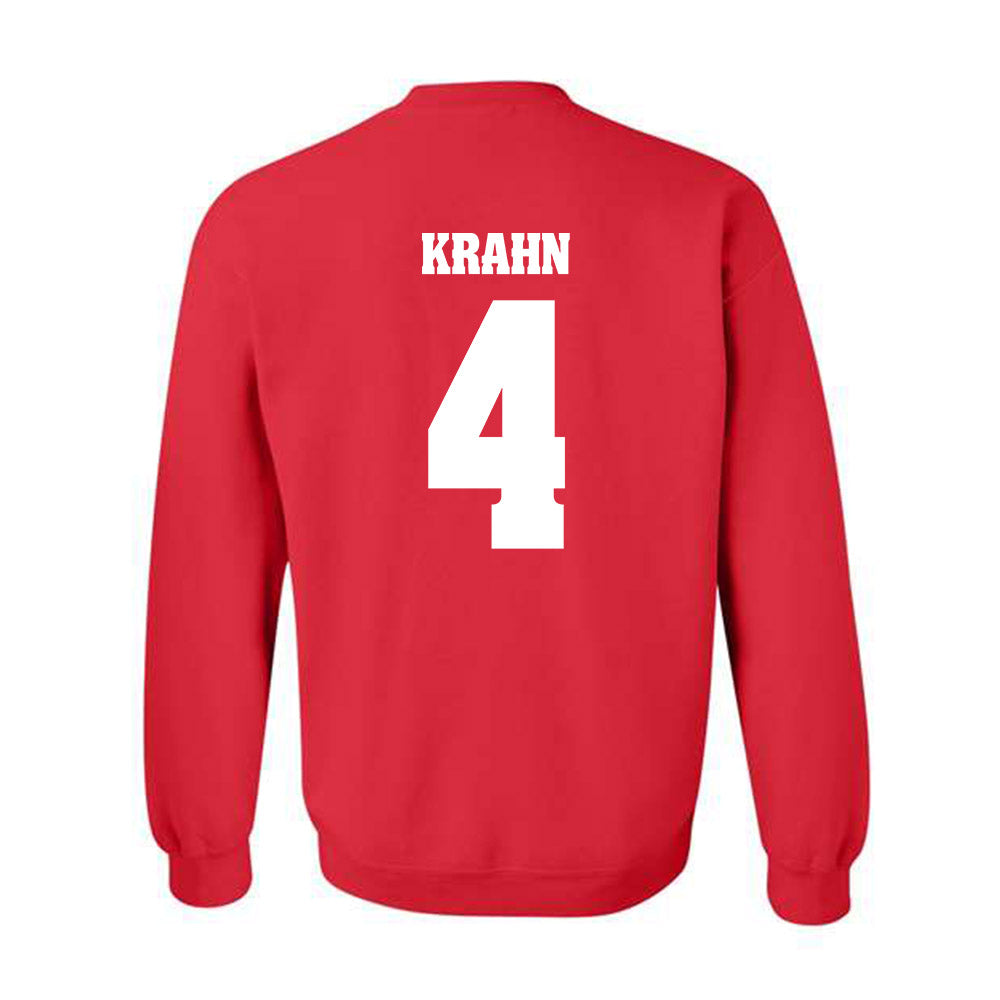 Wisconsin - NCAA Women's Basketball : Lily Krahn - Classic Shersey Crewneck Sweatshirt-1