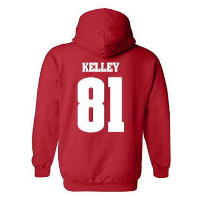 Wisconsin - NCAA Football : Mason Kelley - Classic Shersey Hooded Sweatshirt-1