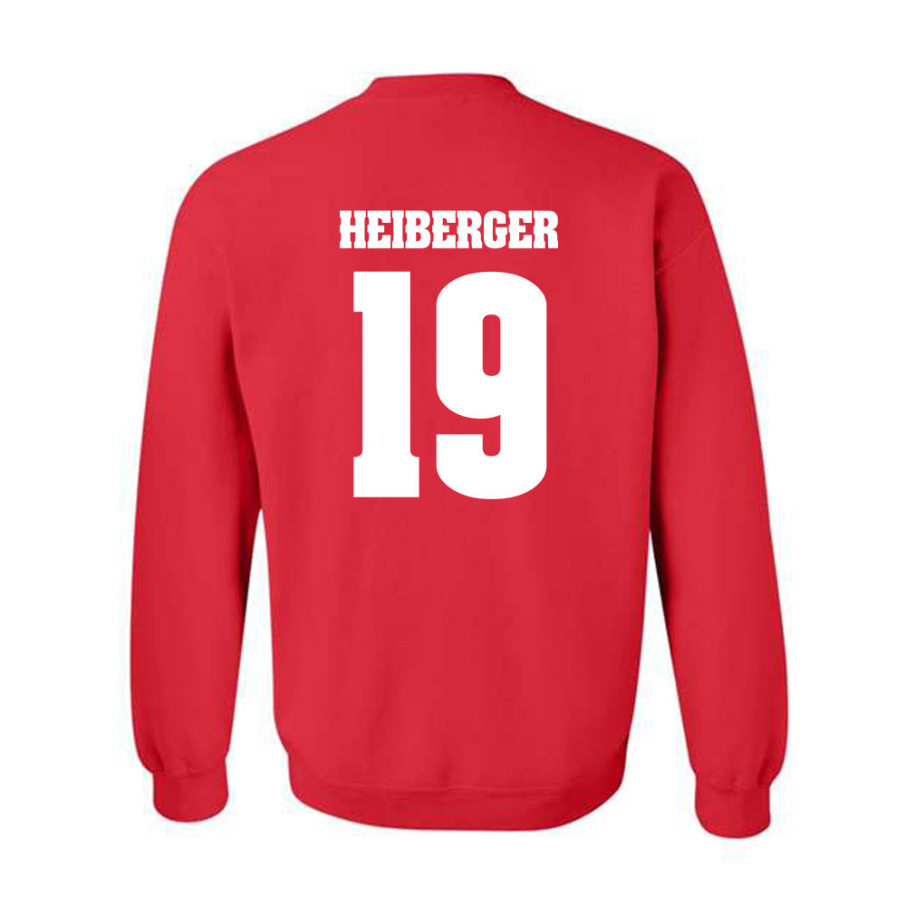 Wisconsin - NCAA Football : Thomas Heiberger - Classic Shersey Crewneck Sweatshirt-1
