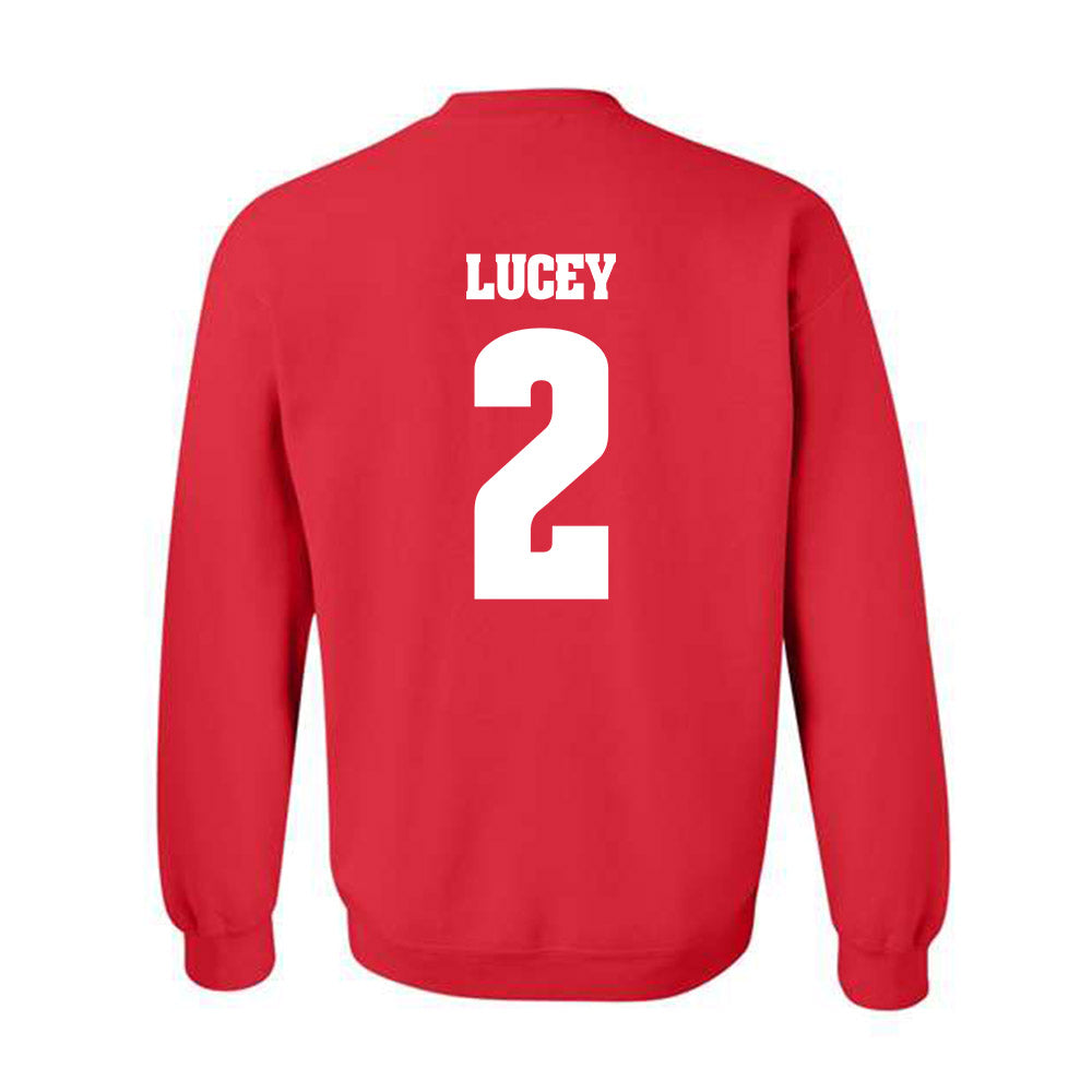 Wisconsin - NCAA Softball : Danielle Lucey - Classic Shersey Crewneck Sweatshirt-1