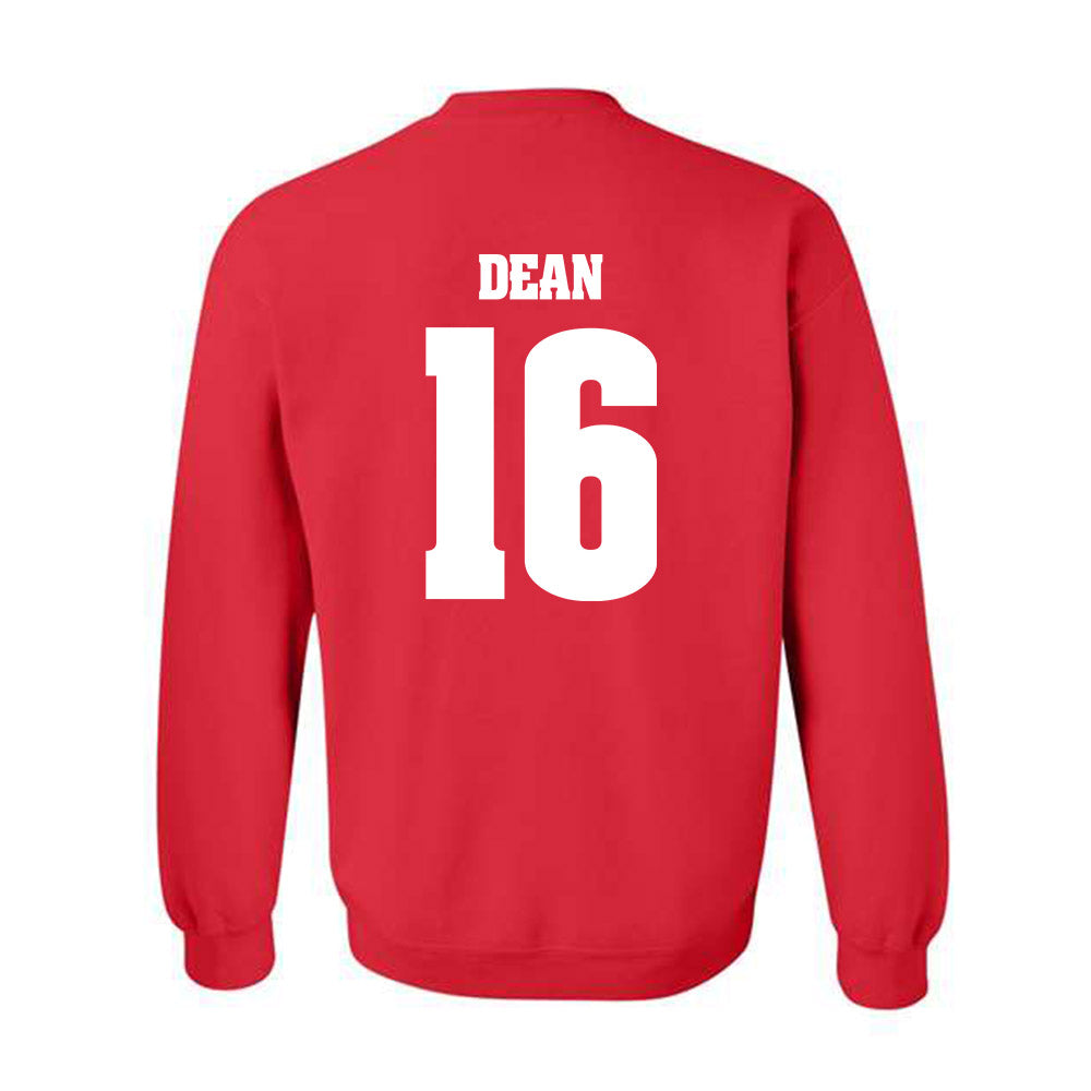 Wisconsin - NCAA Football : Grant Dean - Classic Shersey Crewneck Sweatshirt-1