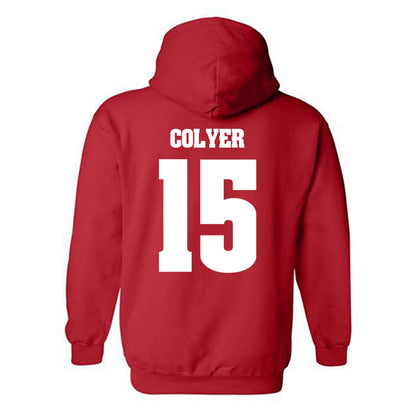 Wisconsin - NCAA Women's Volleyball : Mimi Colyer - Classic Shersey Hooded Sweatshirt-1