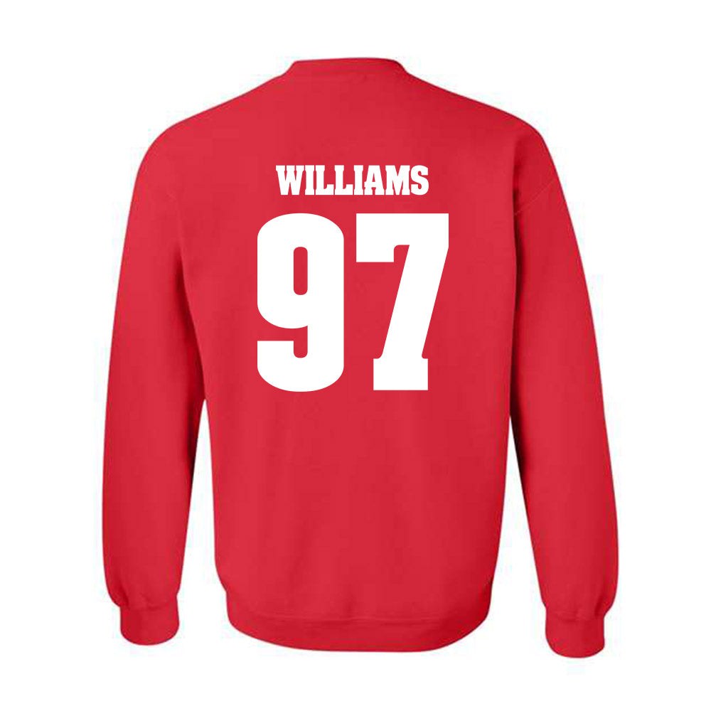 Wisconsin - NCAA Football : jaylen williams - Classic Shersey Crewneck Sweatshirt-1