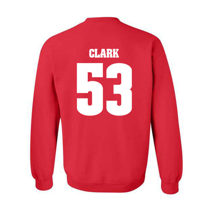 Wisconsin - NCAA Football : Cam Clark - Classic Shersey Crewneck Sweatshirt-1