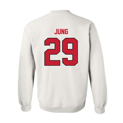 Wisconsin - NCAA Football : Matt Jung - Classic Shersey Crewneck Sweatshirt-1