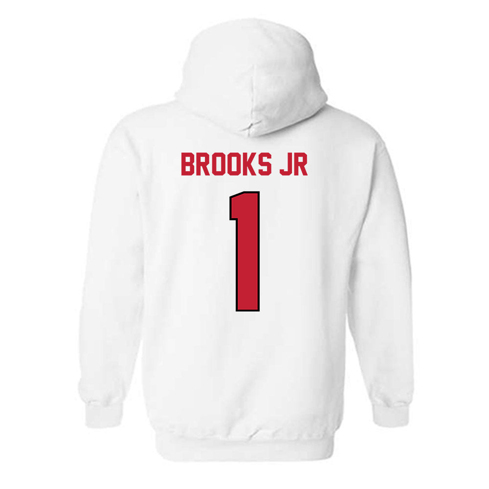 Wisconsin - NCAA Football : Chris Brooks Jr - Classic Shersey Hooded Sweatshirt-1