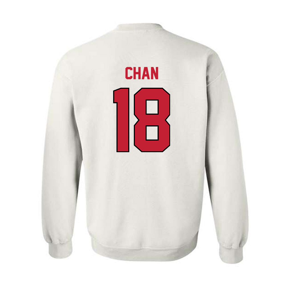 Wisconsin - NCAA Women's Volleyball : Maile Chan - Classic Shersey Crewneck Sweatshirt-1