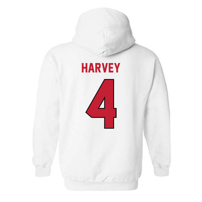 Wisconsin - NCAA Women's Ice Hockey : Caroline Harvey - Classic Shersey Hooded Sweatshirt-1