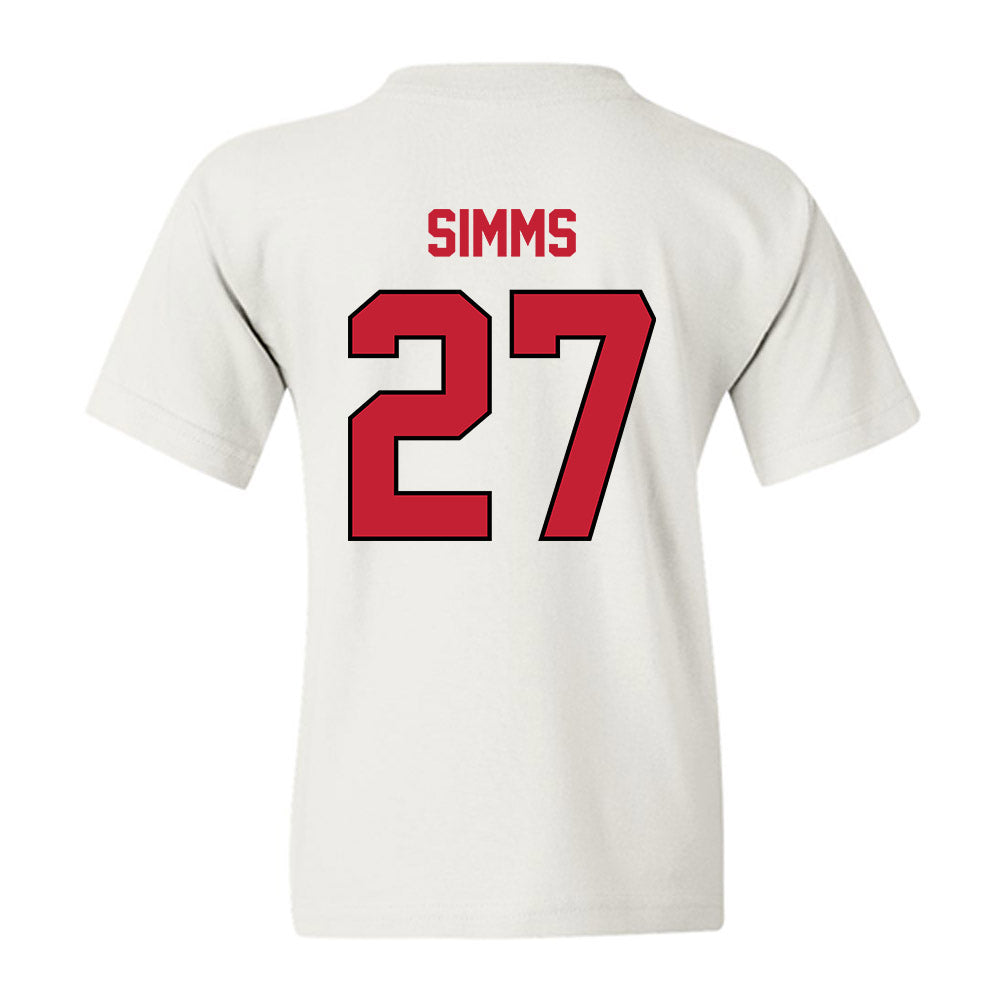 Wisconsin - NCAA Women's Ice Hockey : Kirsten Simms - Classic Shersey Youth T-Shirt-1