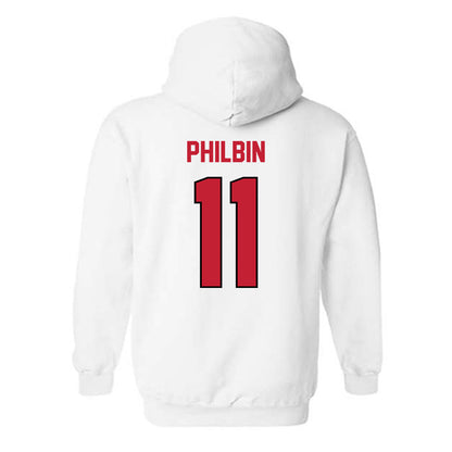 Wisconsin - NCAA Women's Soccer : Riley Philbin - Classic Shersey Hooded Sweatshirt-1