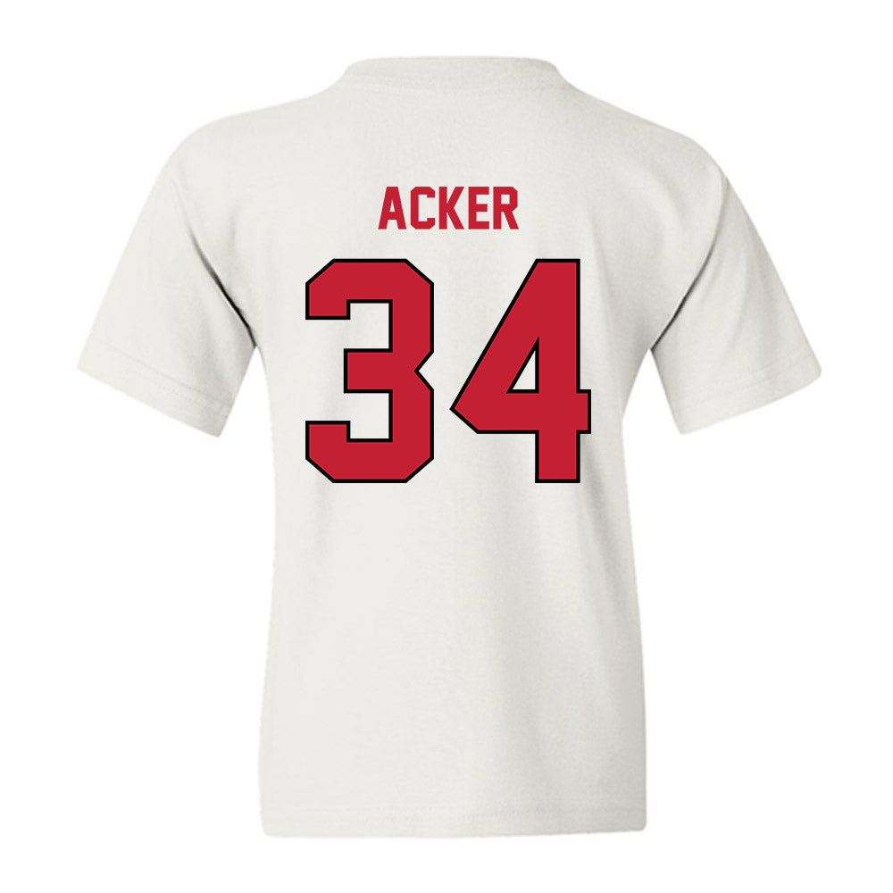 Wisconsin - NCAA Football : Jackson Acker - Classic Shersey Youth T-Shirt-1