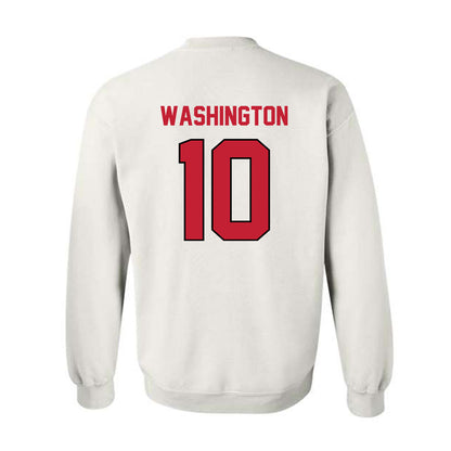 Wisconsin - NCAA Football : Jahmare Washington - Classic Shersey Crewneck Sweatshirt-1