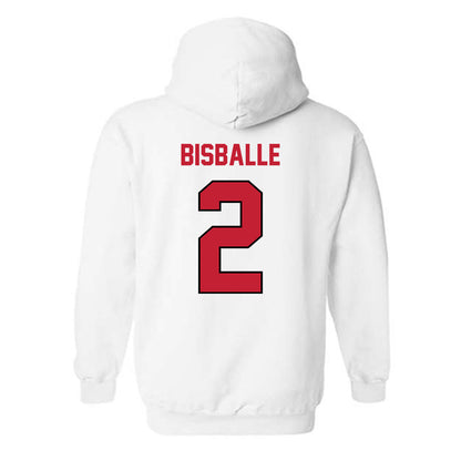 Wisconsin - NCAA Women's Basketball : Alie Bisballe - Classic Shersey Hooded Sweatshirt-1