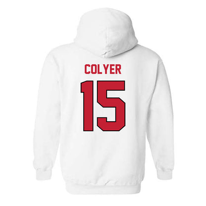 Wisconsin - NCAA Women's Volleyball : Mimi Colyer - Classic Shersey Hooded Sweatshirt-1