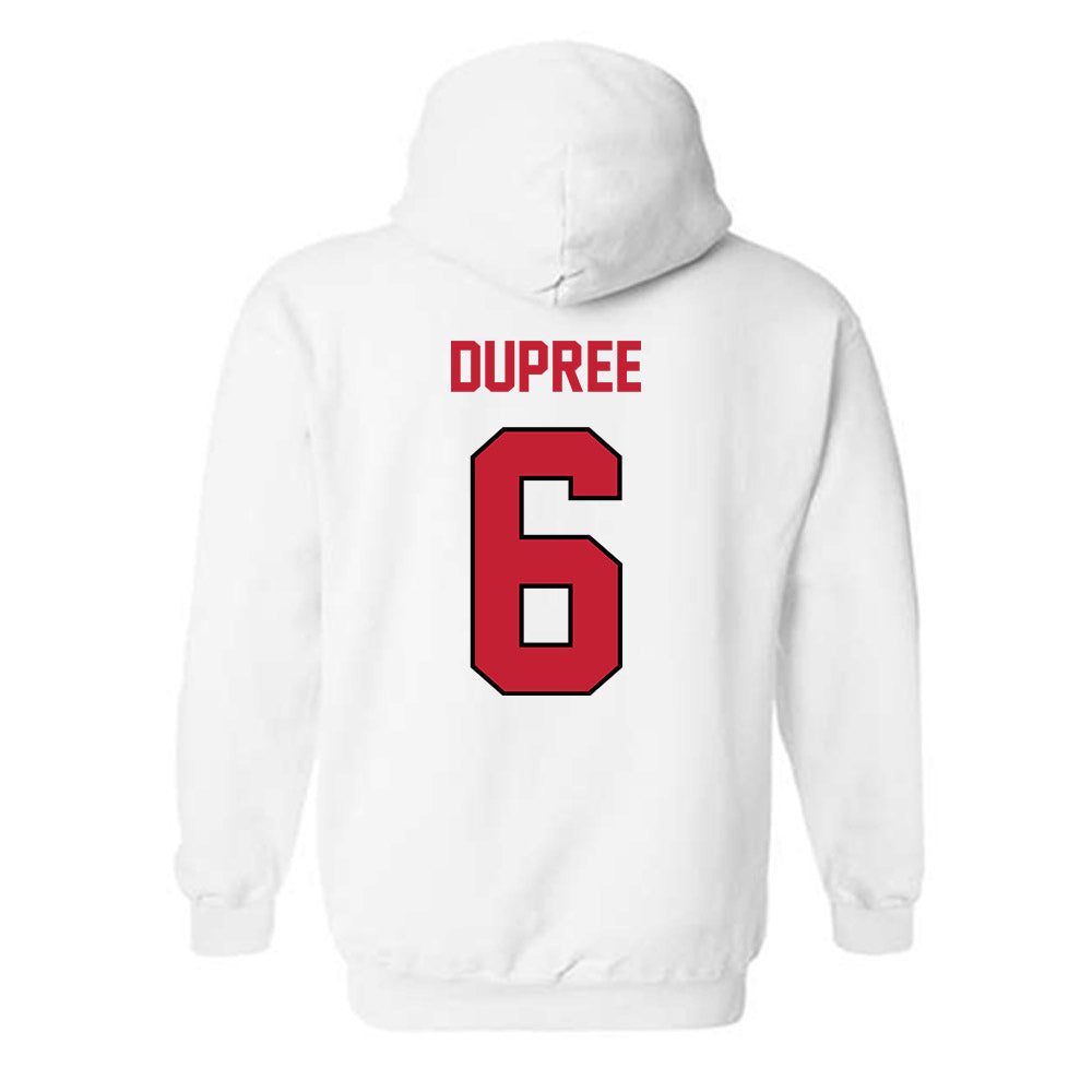 Wisconsin - NCAA Football : Darrion Dupree - Classic Shersey Hooded Sweatshirt-1