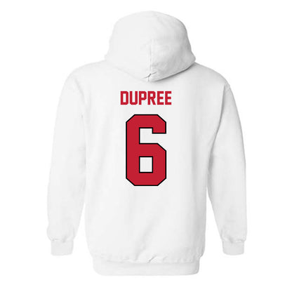 Wisconsin - NCAA Football : Darrion Dupree - Classic Shersey Hooded Sweatshirt-1