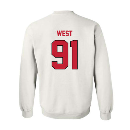 Wisconsin - NCAA Football : Sean West - Classic Shersey Crewneck Sweatshirt-1