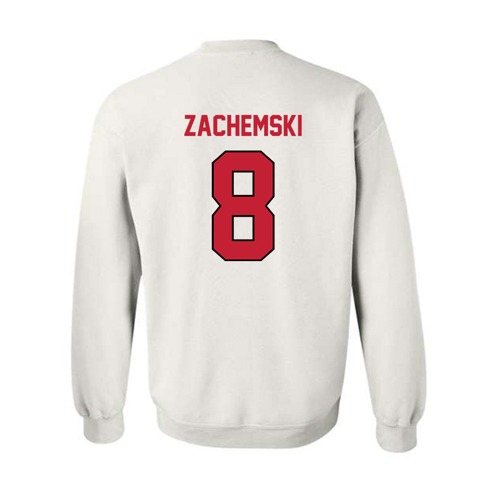 Wisconsin - NCAA Men's Soccer : Matthew Zachemski - Classic Shersey Crewneck Sweatshirt-1