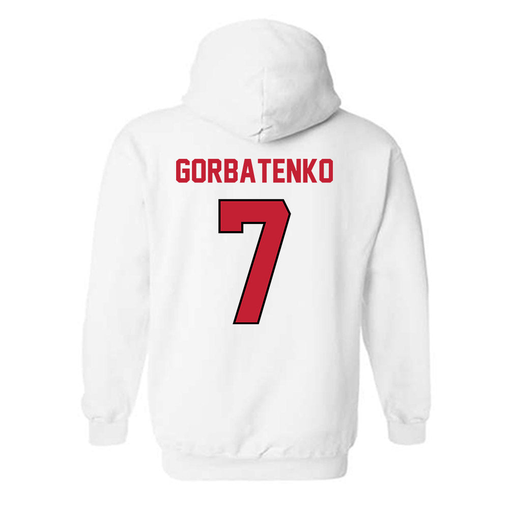 Wisconsin - NCAA Women's Ice Hockey : Kelly Gorbatenko - Classic Shersey Hooded Sweatshirt-1