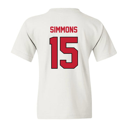 Wisconsin - NCAA Football : Hunter Simmons - Classic Shersey Youth T-Shirt-1