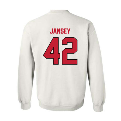 Wisconsin - NCAA Football : Tyler Jansey - Classic Shersey Crewneck Sweatshirt-1