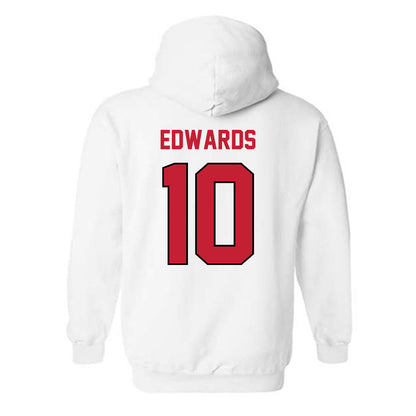 Wisconsin - NCAA Women's Ice Hockey : Laila Edwards - Classic Shersey Hooded Sweatshirt-1