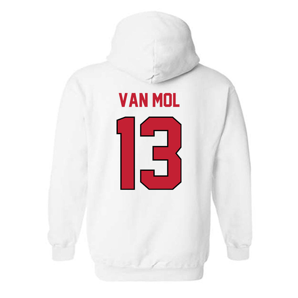 Wisconsin - NCAA Men's Soccer : Arien van Mol - Classic Shersey Hooded Sweatshirt-1