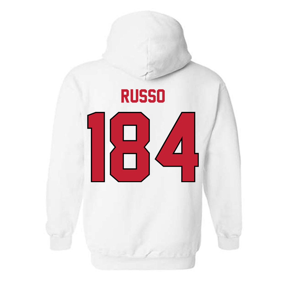 Wisconsin - NCAA Wrestling : Dylan Russo - Classic Shersey Hooded Sweatshirt-1