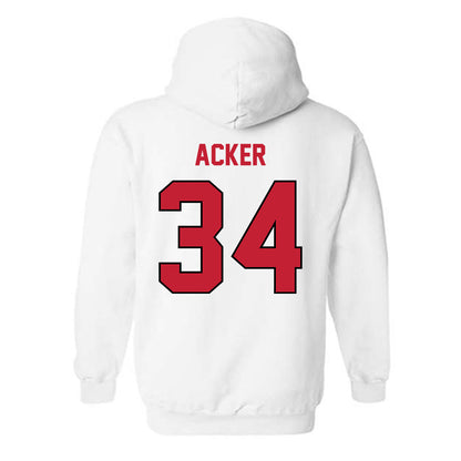 Wisconsin - NCAA Football : Jackson Acker - Classic Shersey Hooded Sweatshirt-1