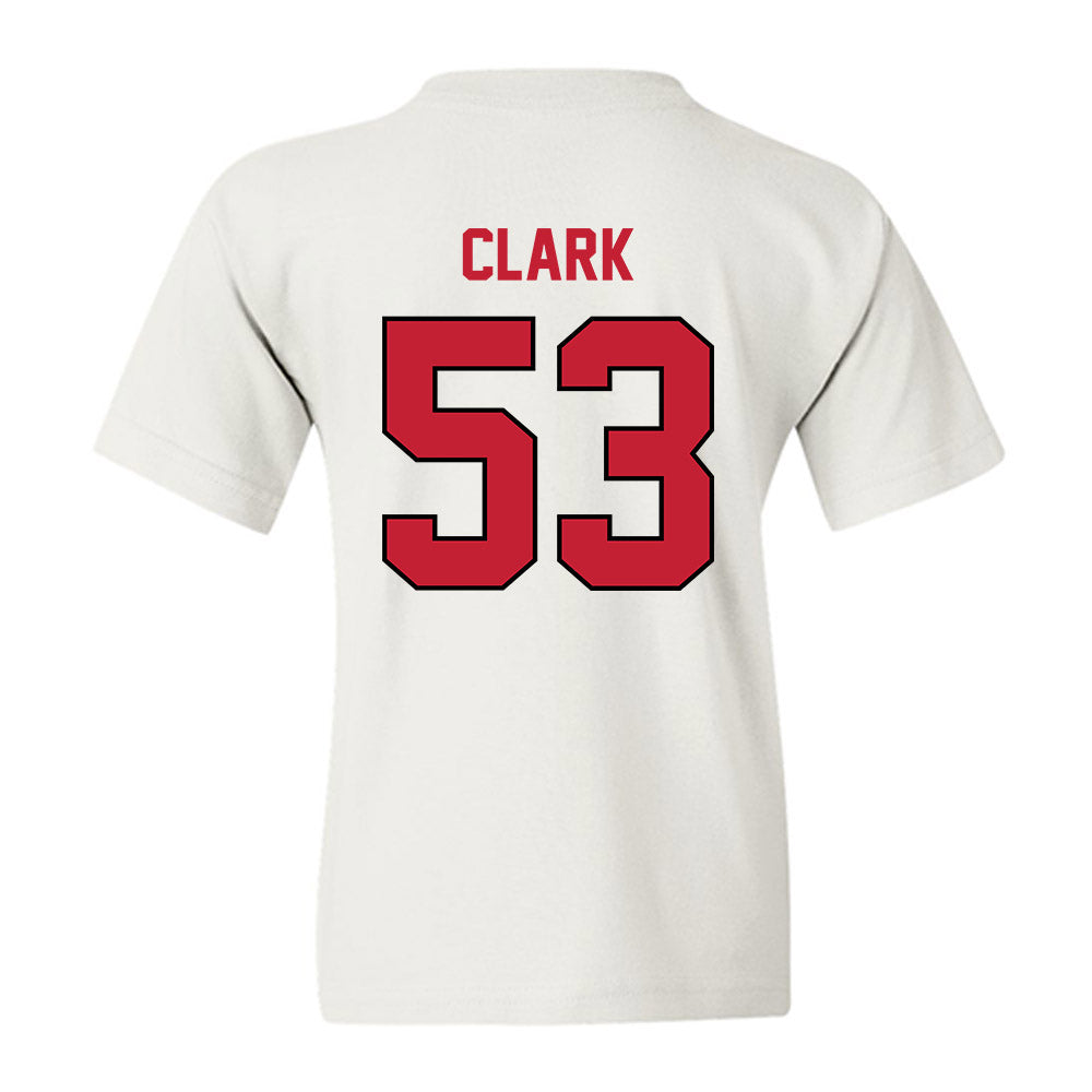 Wisconsin - NCAA Football : Cam Clark - Classic Shersey Youth T-Shirt-1