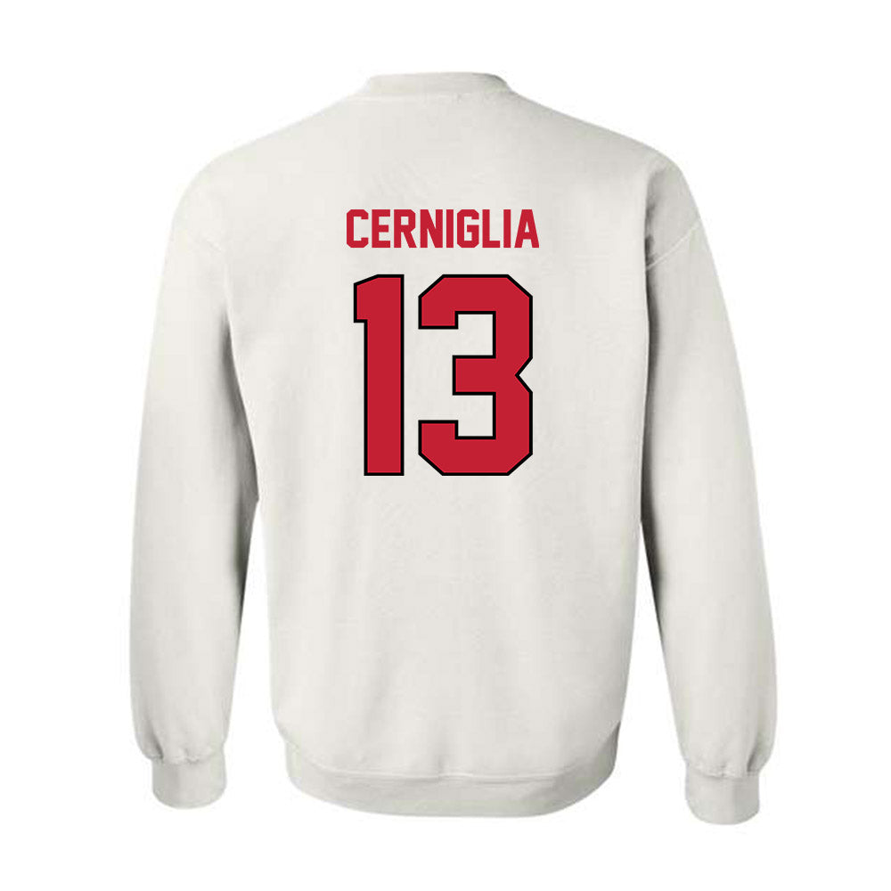 Wisconsin - NCAA Women's Volleyball : Jada Cerniglia - Classic Shersey Crewneck Sweatshirt-1