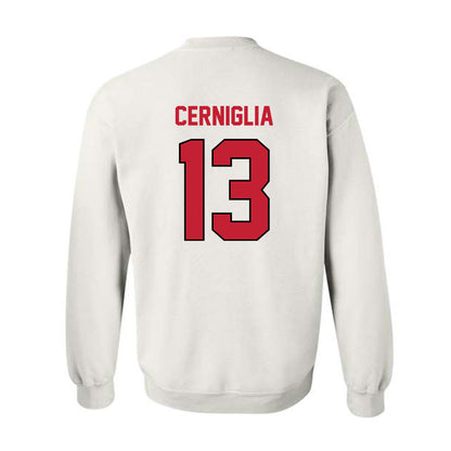 Wisconsin - NCAA Women's Volleyball : Jada Cerniglia - Classic Shersey Crewneck Sweatshirt-1