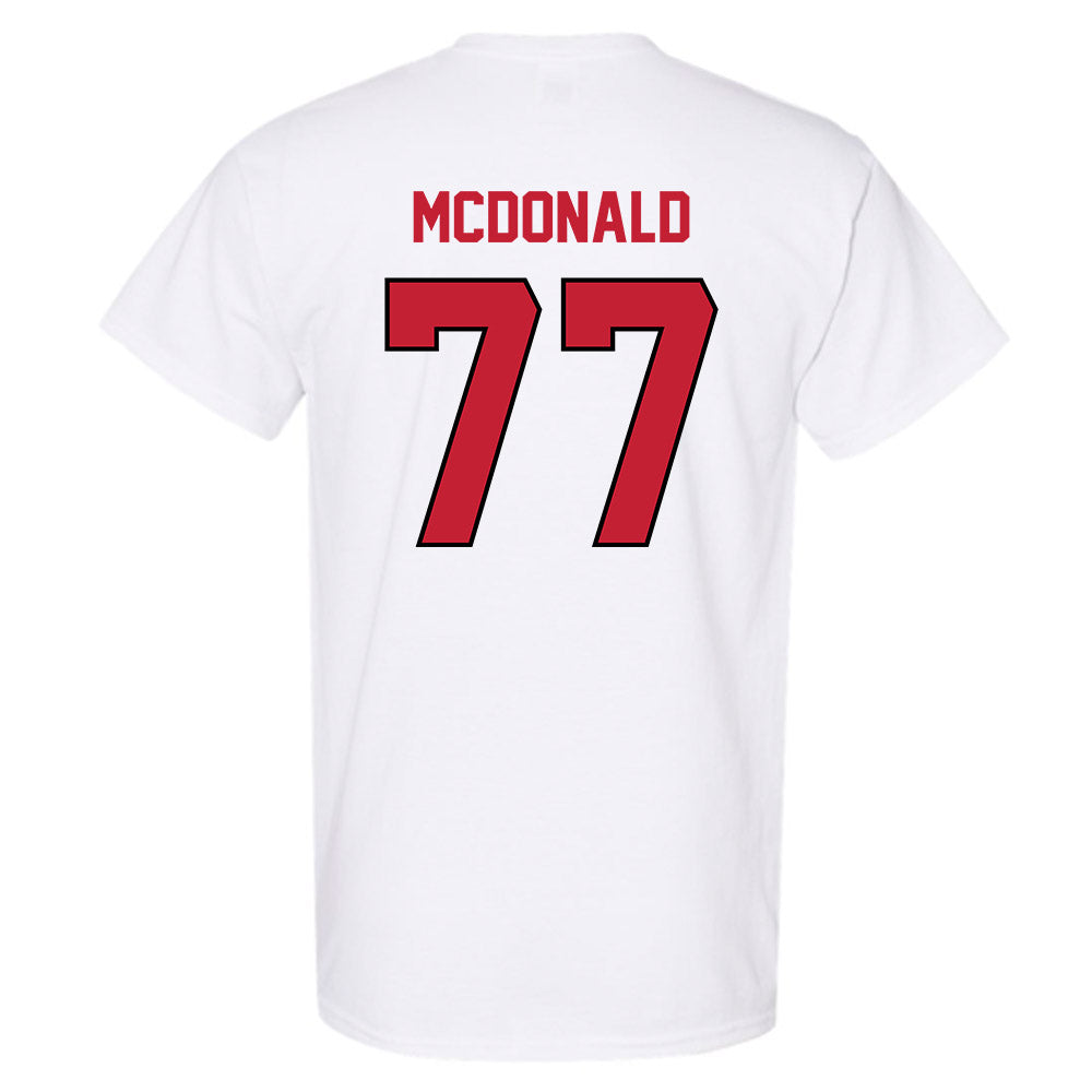 Wisconsin - NCAA Football : Will McDonald - Classic Shersey T-Shirt-1