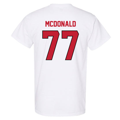 Wisconsin - NCAA Football : Will McDonald - Classic Shersey T-Shirt-1