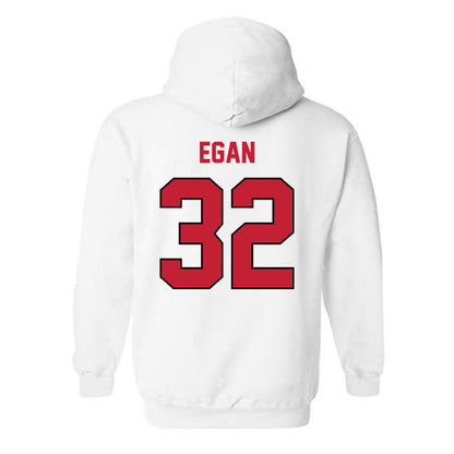 Wisconsin - NCAA Women's Volleyball : Grace Egan - Classic Shersey Hooded Sweatshirt-1