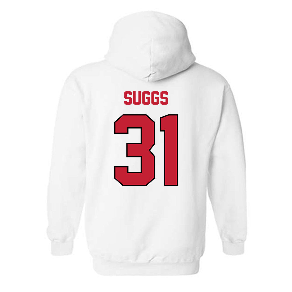 Wisconsin - NCAA Football : Jay'viar Suggs - Classic Shersey Hooded Sweatshirt-1