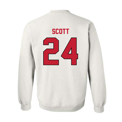 Wisconsin - NCAA Football : Jaimier Scott - Classic Shersey Crewneck Sweatshirt-1