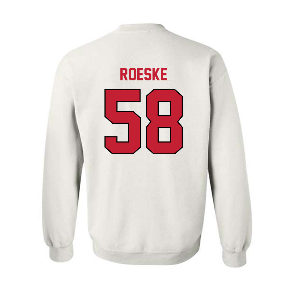 Wisconsin - NCAA Football : Michael Roeske - Classic Shersey Crewneck Sweatshirt-1