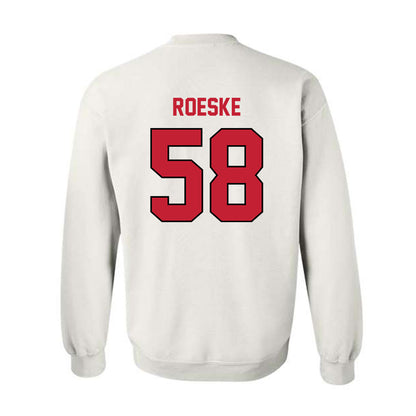 Wisconsin - NCAA Football : Michael Roeske - Classic Shersey Crewneck Sweatshirt-1