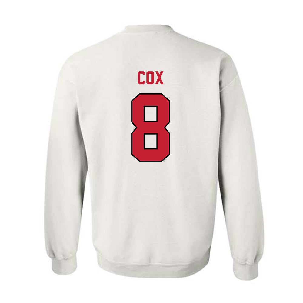 Wisconsin - NCAA Women's Soccer : Delaney Cox - Classic Shersey Crewneck Sweatshirt-1