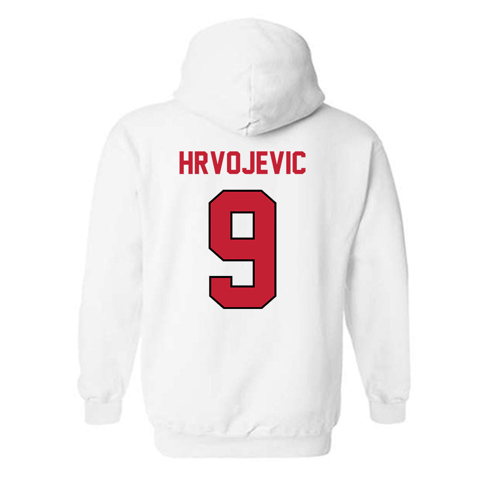 Wisconsin - NCAA Men's Soccer : Markie Hrvojevic - Classic Shersey Hooded Sweatshirt-1