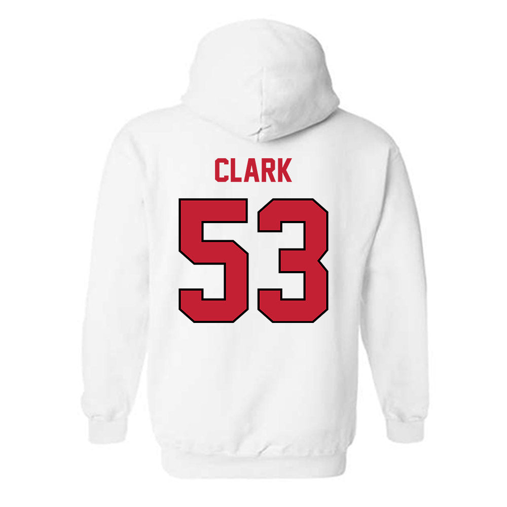 Wisconsin - NCAA Football : Cam Clark - Classic Shersey Hooded Sweatshirt-1