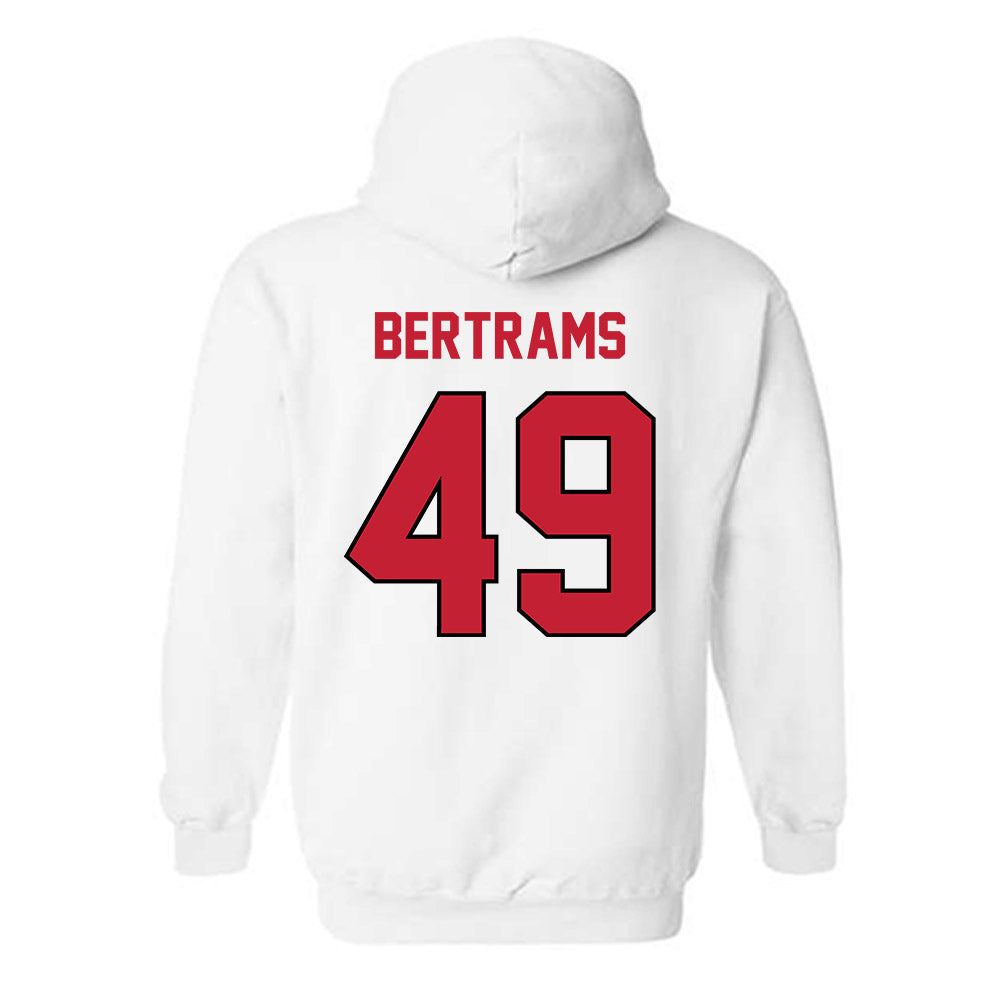Wisconsin - NCAA Football : Atticus Bertrams - Classic Shersey Hooded Sweatshirt-1