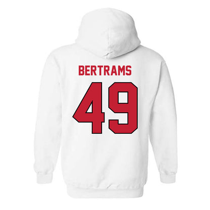 Wisconsin - NCAA Football : Atticus Bertrams - Classic Shersey Hooded Sweatshirt-1