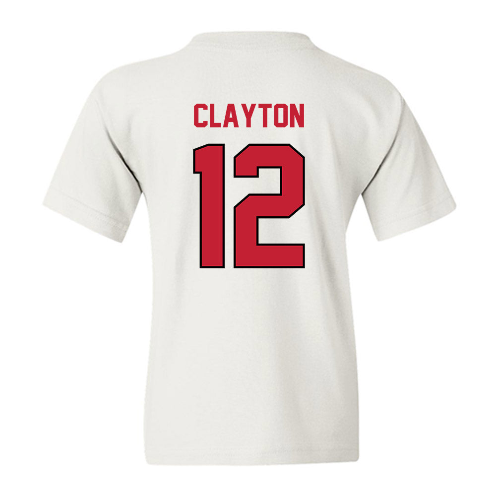 Wisconsin - NCAA Football : Nick Clayton - Classic Shersey Youth T-Shirt-1