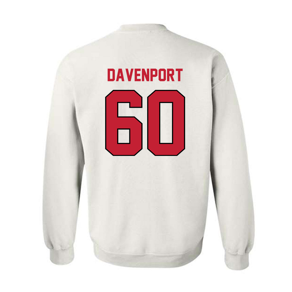 Wisconsin - NCAA Football : Nolan Davenport - Classic Shersey Crewneck Sweatshirt-1