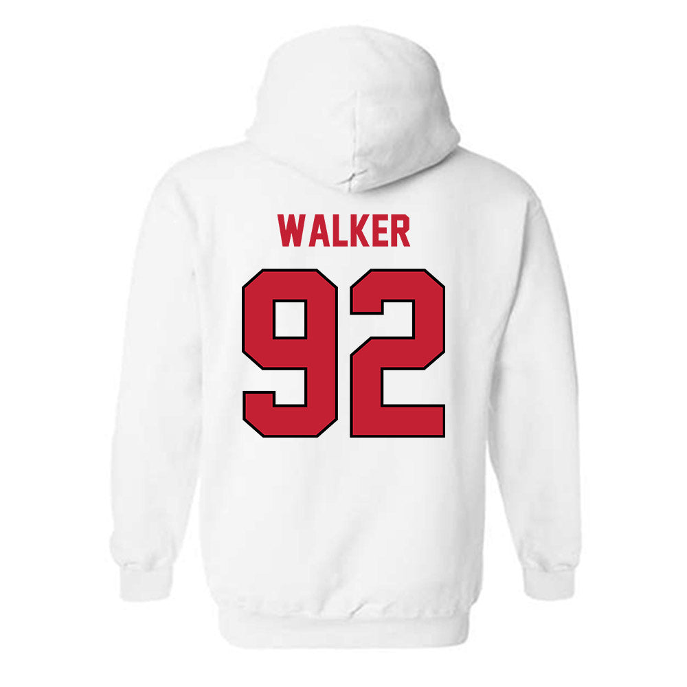 Wisconsin - NCAA Football : Corey Walker - Classic Shersey Hooded Sweatshirt-1