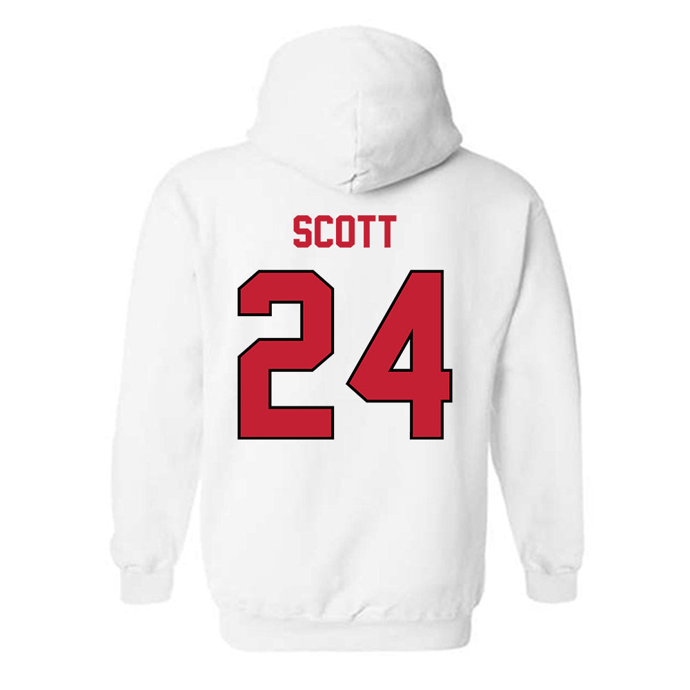 Wisconsin - NCAA Football : Jaimier Scott - Classic Shersey Hooded Sweatshirt-1